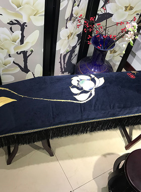 私人定制金丝绒精美古筝罩加厚防尘称心如意通用古筝古琴防尘罩