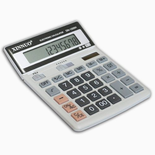 XINNUO/信诺DN-1200H商务办公财务会计计算器 大号可调角度计算机