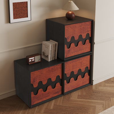 法式餐边柜实木卡门柜家用斗柜卧室床头柜床尾柜复中古客厅电视柜