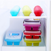 加拿大JOIE冰格模具带盖冰块制冰盒家用创意冰球硅胶自制冰块模具