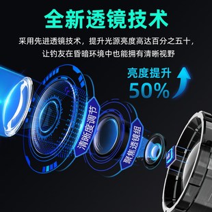 三友新品夜钓灯激光炮超亮强光2024款防雾气钓鱼蓝光灯