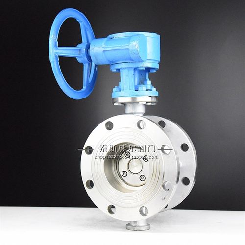 D341W涡轮法兰式不锈钢硬密封蝶阀 D343H-16C 手动带高温蒸汽铸钢