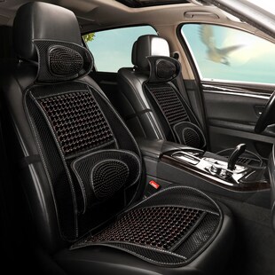 汽车夏季小货车主驾驶单人座位透气坐垫司机副驾驶木珠散热垫靠背