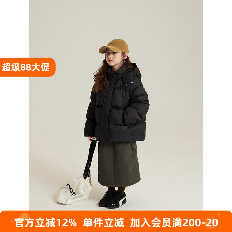BEIFU贝芙韩国童装 儿童冬季加厚面包羽绒服男童女童保暖防寒外套