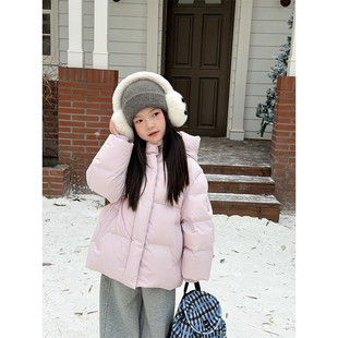 BEIFU贝芙 儿童冬季90白鸭绒加厚背带羽绒服女童韩版防风保暖外套