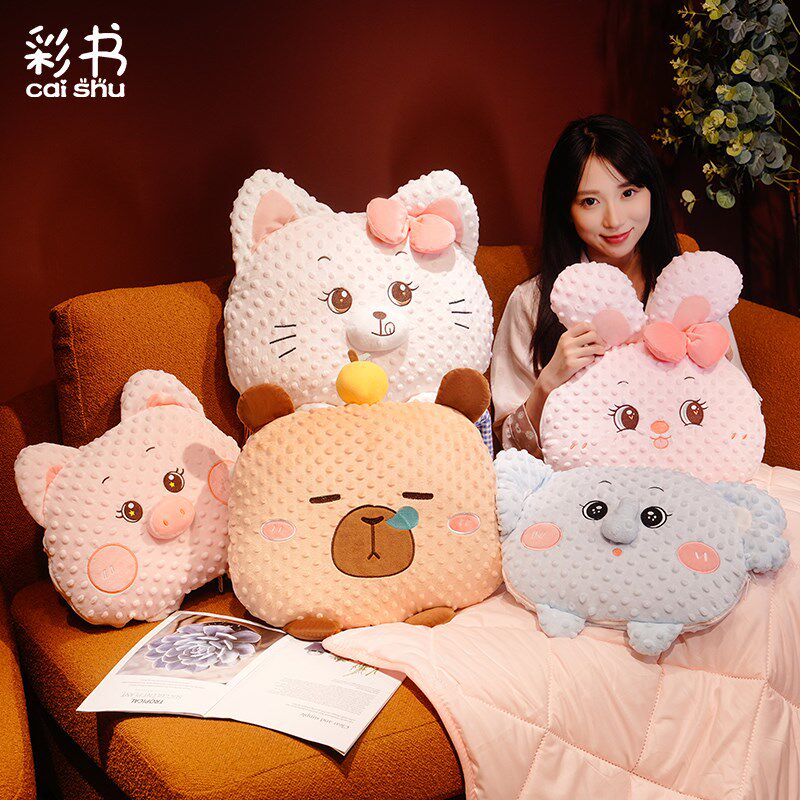 抱枕被子两用二合一午休汽车折叠车用枕头办公室午睡空调被带毯子