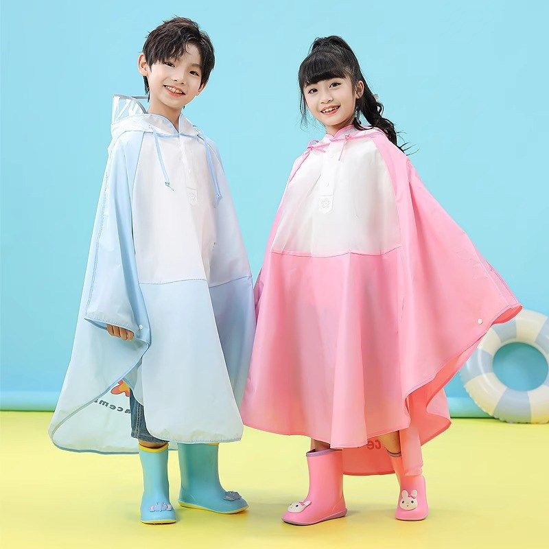 儿童雨衣男童女童卡通图案全身斗篷式宝宝幼儿园小孩小学生书包位,居家日用,雨披/雨衣,淘宝优惠券,粉丝福利购,淘宝优惠卷