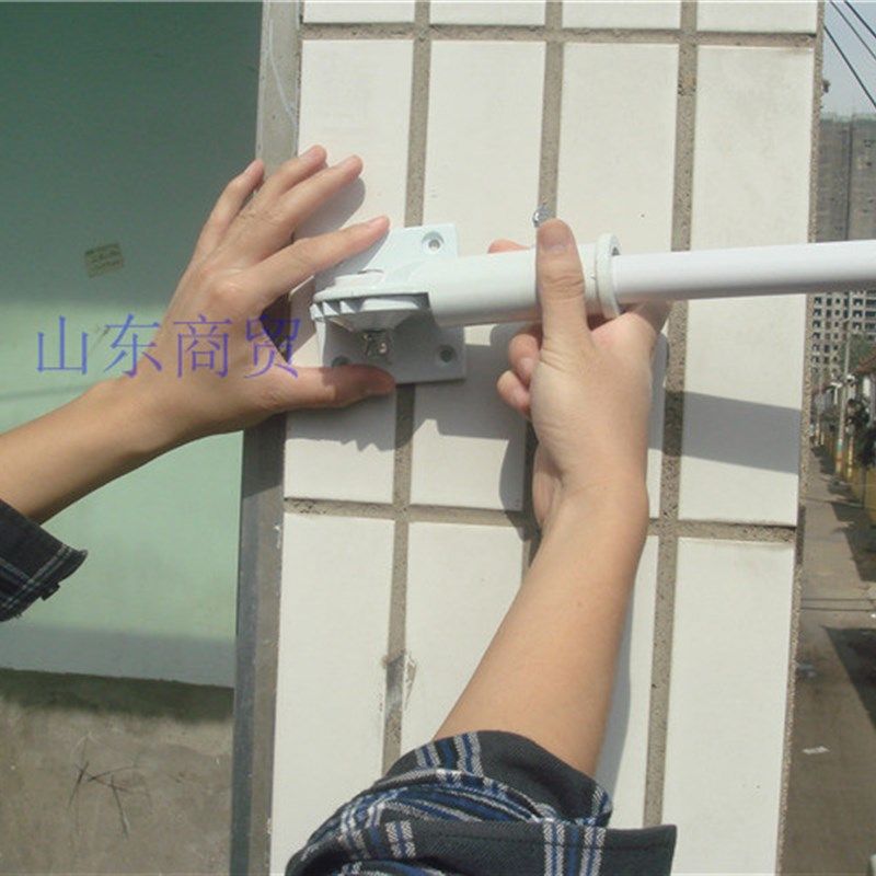 墙壁旗底座窗旗杆斜插墙旗杆国旗架广告旗杆角度可调旗杆座铝合金