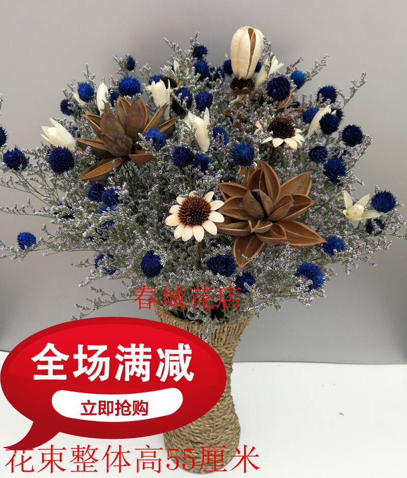 新款云南干花小雏菊盆花客厅卧室餐桌茶几装饰摆放大束单枝花束