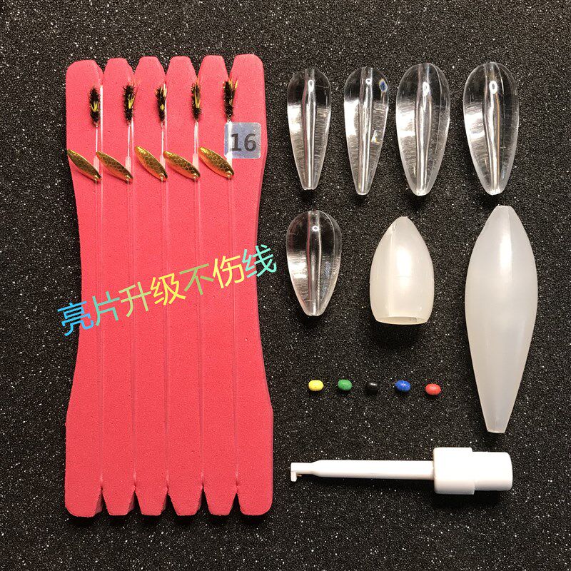 不伤线瓜子亮片飞蝇钩绑好套装飞蝇钩线组马口白条餐条路亚饵鱼饵