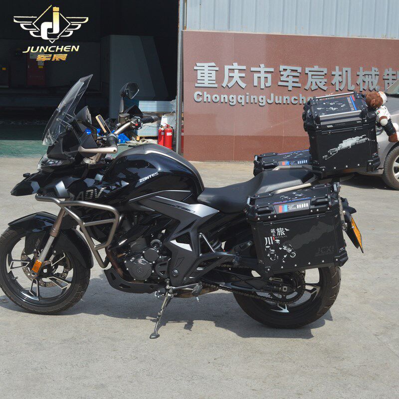 适用升仕310X/T边箱ADV铝合金三箱350尾箱后备箱快拆侧箱改装靠背