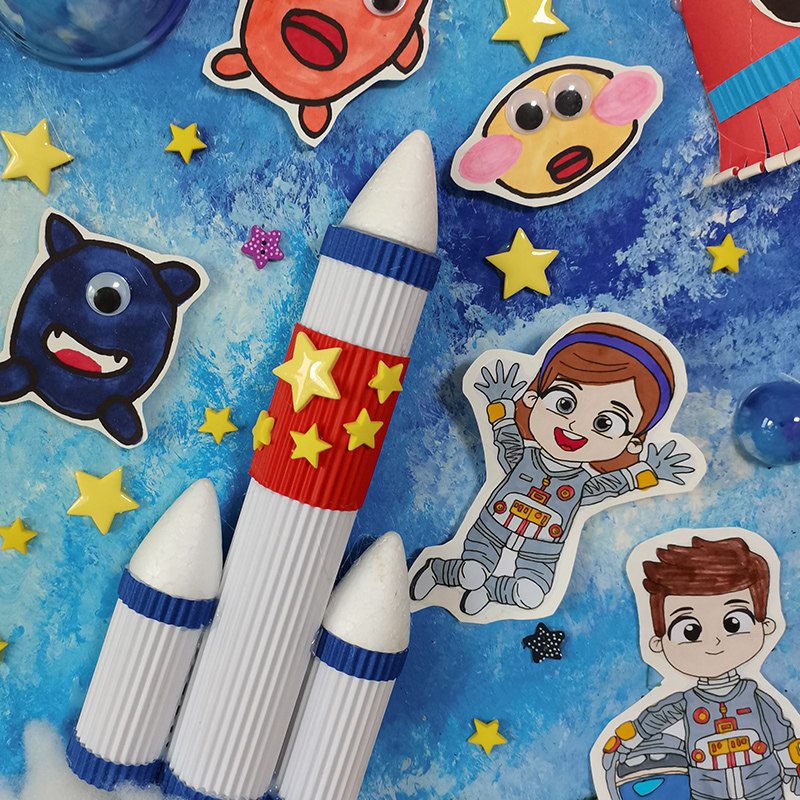 纯手工创意玩具木板贴画成品3d立体 diy益智美术小学生作业半成品