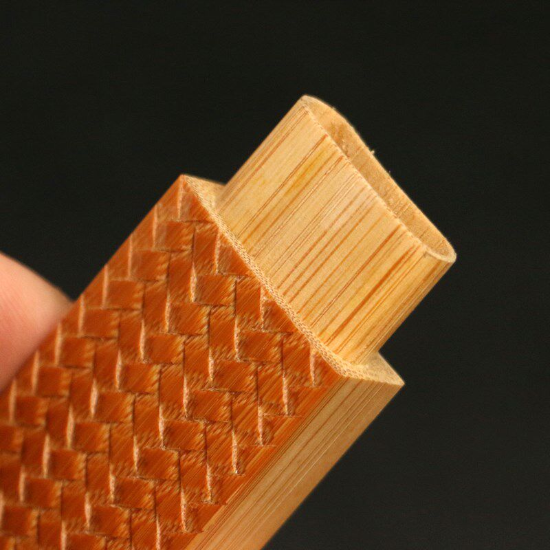 精品纯手工雕刻席面表面老玉竹牙签盒竹雕便携式牙签筒送礼收藏