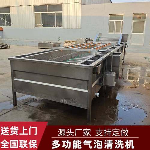 酱腌菜气泡清洗脱盐机面包虫全自动清洗设备整棵酸菜气泡清洗机