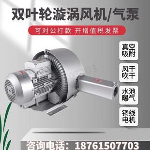 真空自动上料机高压涡旋风机 16.5kw双涡轮漩涡气泵