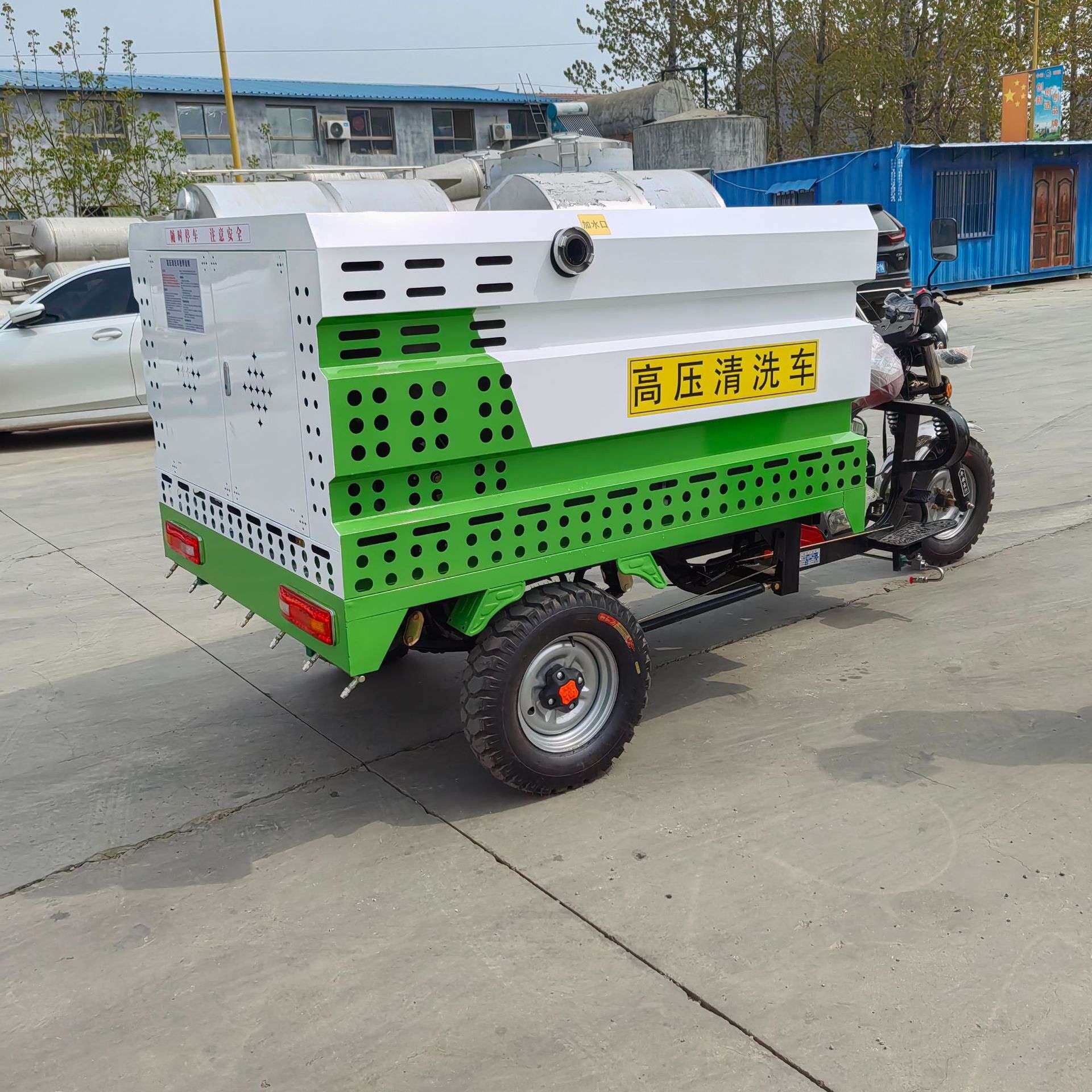 汽油摩托三轮高压冲洗车小型多功能三轮高压清洗车清洗雾炮车环卫