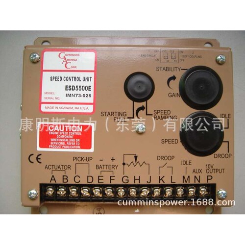 发电机GAC调速板ESD5500E调节器ESD5500E