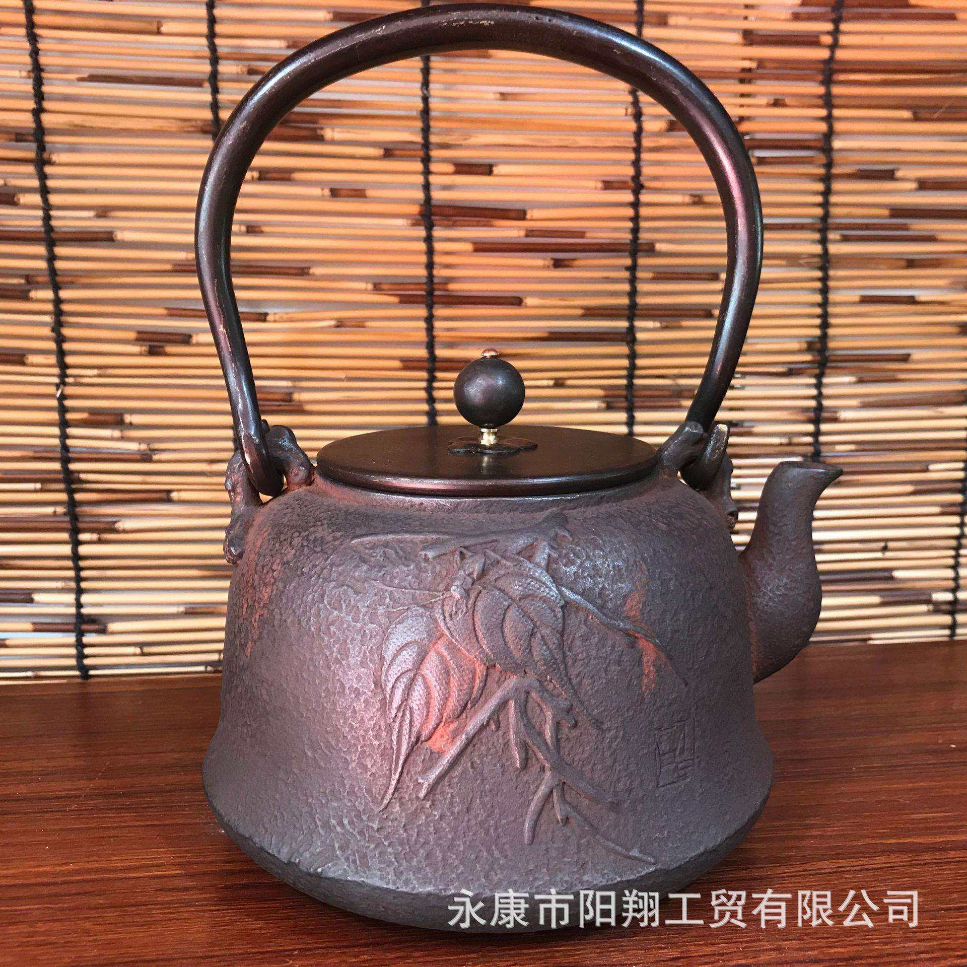 金义堂 复古中式促织茶壶 烧开水养生泡茶壶功夫铁茶壶