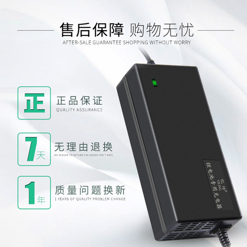 雅迪电动车锂电池充电器48V2A锂离子48伏20AH智能54.6V快充3A通用