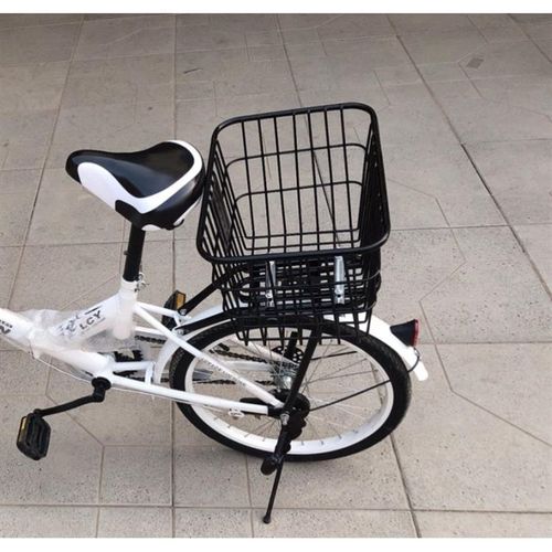 新款自行车后座架加车筐篓子登山车单车菜篮子后坐货架购物篮