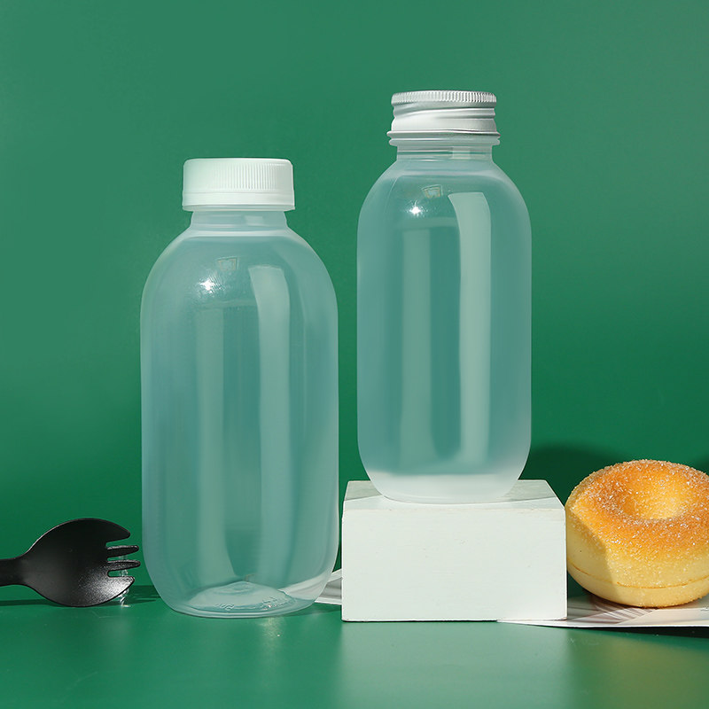 一次性奶茶杯子耐高温塑料瓶带盖pp食品级海底椰雪梨膏果汁饮料瓶
