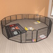 带盖狗狗围栏栅栏室内宠物围栏狗栅栏大型犬中型犬狗窝小型犬笼子