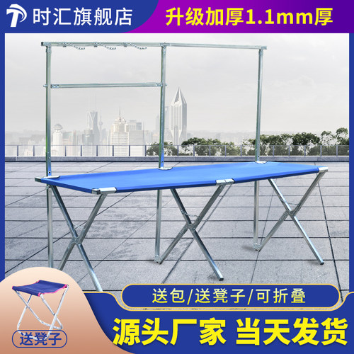 地摊货架夜市多功能摆摊折叠桌便携式摆地摊架子摆摊用的货架加厚