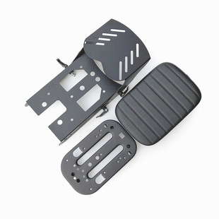 适用电动车四季星深远009 T90伸缩尾架电动车改装滑动尾箱支架