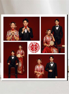 三四六九宫格相框摆台定制水晶洗相片婚纱照艺术多照片制作加打印