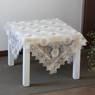 茶几桌布蕾丝长方形欧式 小圆桌家用餐桌布正方形台布桌旗防尘盖巾