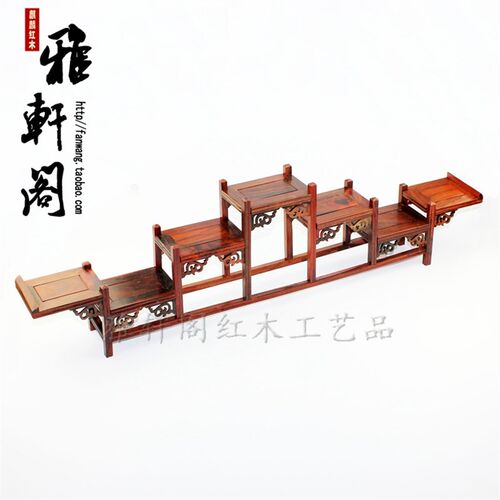 红木多宝架博古架多宝阁红酸枝紫砂壶架茶具架子工艺品展示陈列架