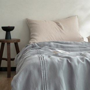 复古怀旧款 80支兰精天丝大豆夏被可水洗空调被丝滑裸睡双人夏凉被