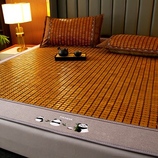 夏季麻将席可折叠1.5米1.8x2.0双人空调竹席冰藤席冰丝席学生宿舍