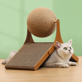 猫抓板耐磨不掉屑剑麻猫抓球自嗨解闷耐抓猫玩具猫爪板猫咪磨爪器
