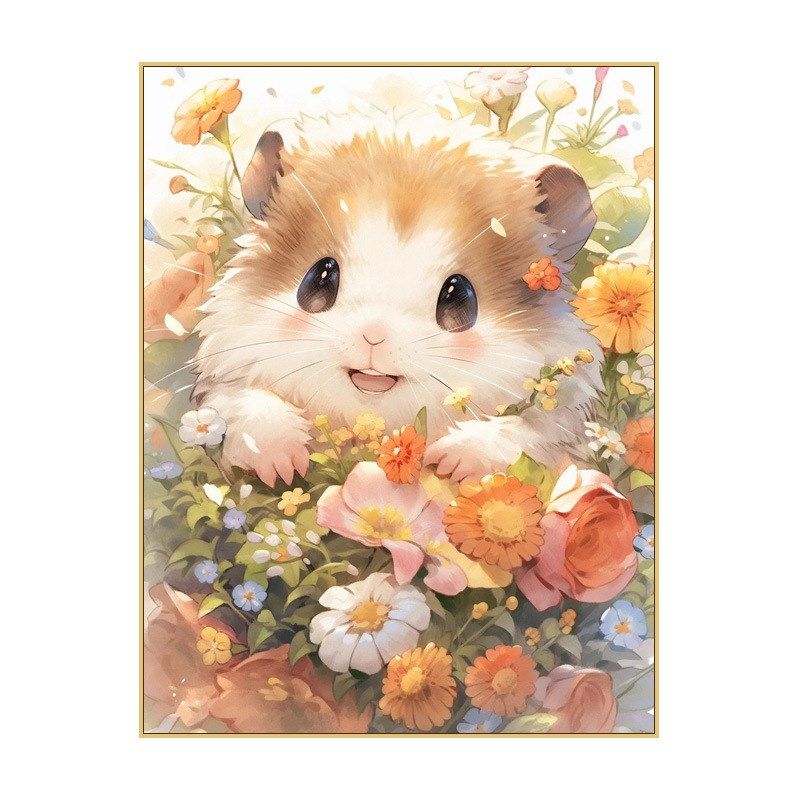 diy数字油画十二生肖动物手绘填充治愈卧室客厅卡通涂色丙烯油画,家居饰品,DIY/数字油画,淘宝优惠券,粉丝福利购,淘宝优惠卷