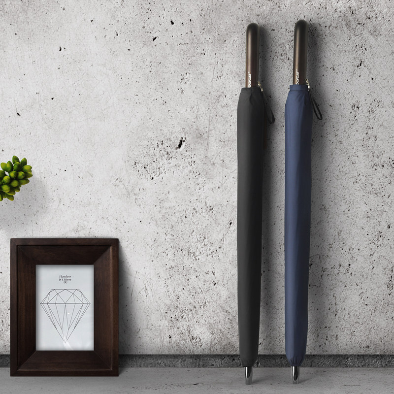 创意复古商务实木柄24骨加固抗风伞暴雨专用长柄雨伞直柄伞男女,居家日用,伞,淘宝优惠券,粉丝福利购,淘宝优惠卷