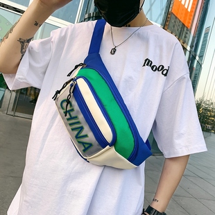 潮酷洋气儿童包包大童男孩宝宝斜挎包小学生出游时尚胸包百搭腰包