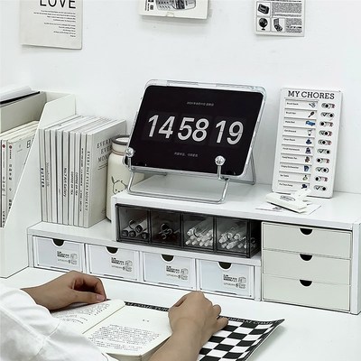 台式电脑增高架桌面隔板承重收纳架办公桌双层收纳置物架