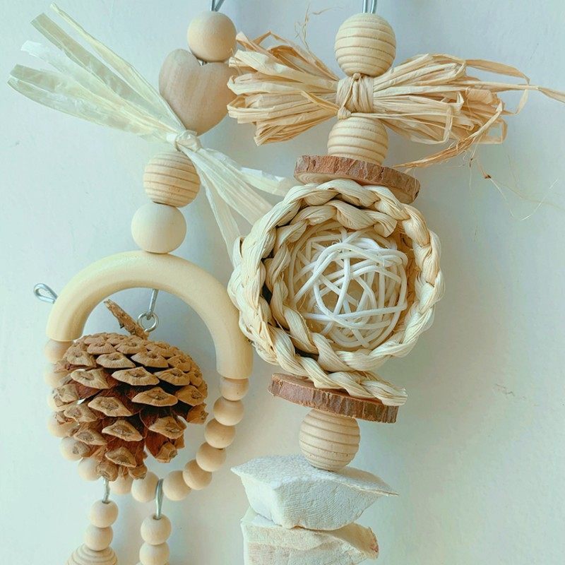 宠物鸟牡丹虎皮鹦鹉秋千木质挂饰墨鱼骨松果啃咬手工玩具鸟笼装饰,宠物/宠物食品及用品,鸟玩具,淘宝优惠券,粉丝福利购,淘宝优惠卷