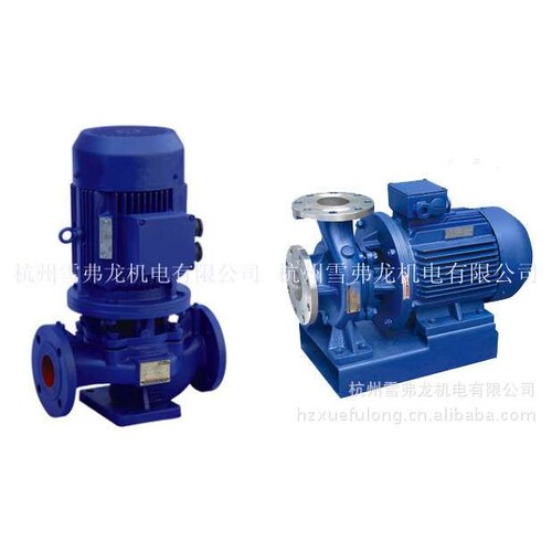 ISG125-160B冷却水立式单级清水管道泵三相热水循环管道离心泵