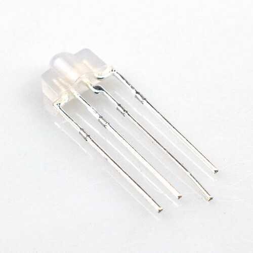 发光二极管3mm RGB灯珠f3透明雾状塔形共阴阳全彩直插led灯珠键盘