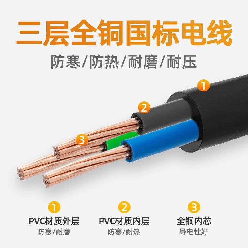 电鼓国标铜芯电缆收线器卷线器汽修洗车线鼓卷管器伸缩式便携式