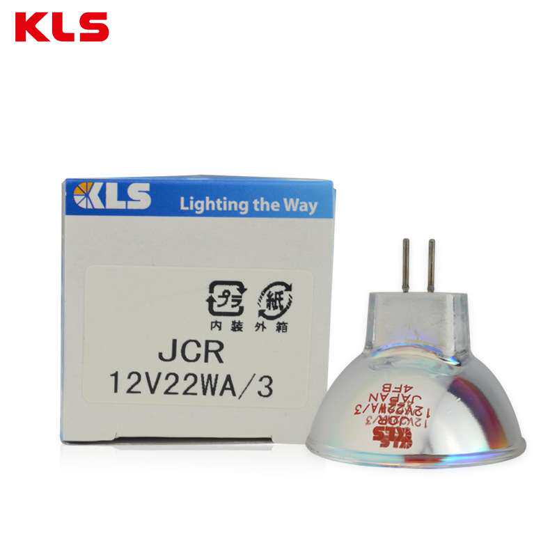 kls JCR 12V22WA/3卤素杯灯JCR12V22W显微镜光源灯泡JCR12V22WA/3