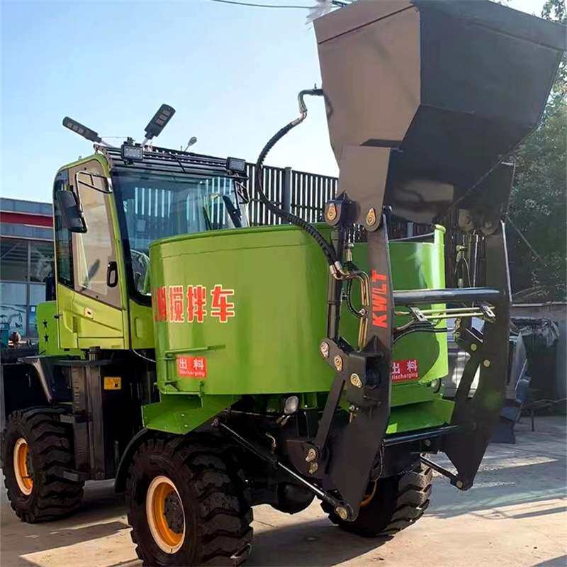 混泥土搅拌运输车 2方移动混泥土自卸水泥罐车 全自动上料搅拌车