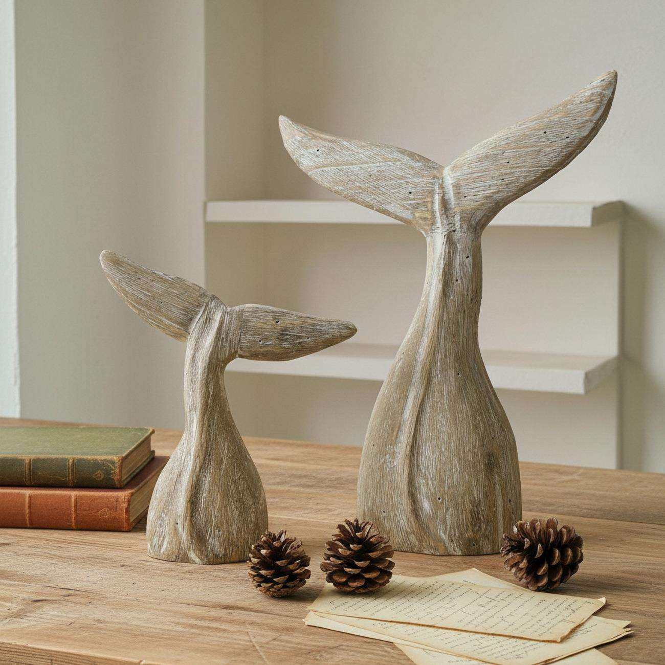 海洋风创意实木复古手工鱼尾巴摆件民宿样板房装饰鲸鱼尾巴工艺品,玩具/童车/益智/积木/模型,毛绒/玩偶/公仔/布艺类玩具,淘宝优惠券,粉丝福利购,淘宝优惠卷