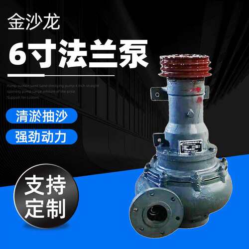 厂家出售6寸洗沙机柴油机吸砂泵清淤潜水卧式泥浆泵