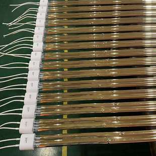 近红外线加热管吹瓶机烘箱烘道配件电加热灯管石英卤素加热管厂家