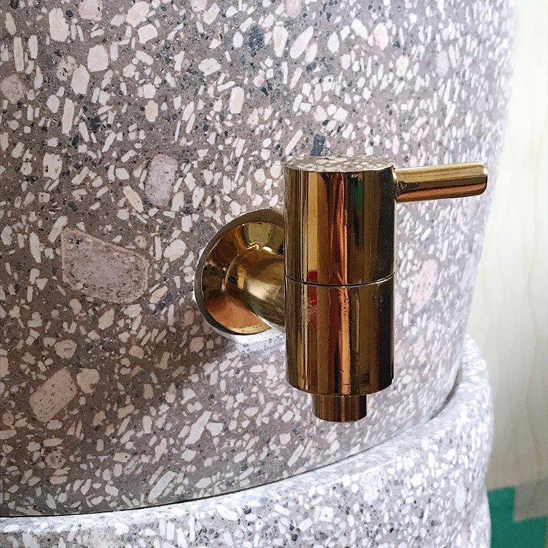 麦饭石水缸水桶专用铜水龙头木鱼石紫砂陶瓷水嘴净水器饮水机配件