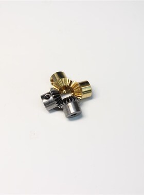 0.5模锥齿轮伞齿20齿孔2孔3微型铜齿90度可定制小模数055