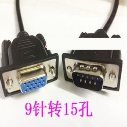 定制特殊线缆9针孔转15针孔三排数据连接线按要求定做DB串口VGA线